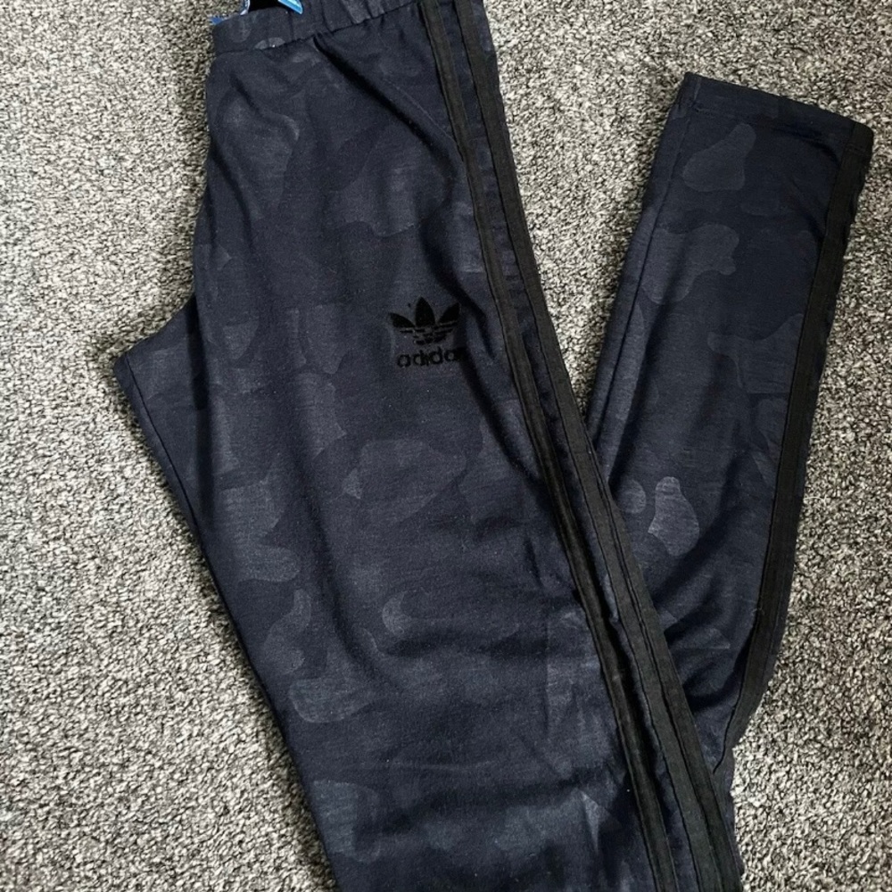 Adidas Navy Blue Camo Leggings Gem
